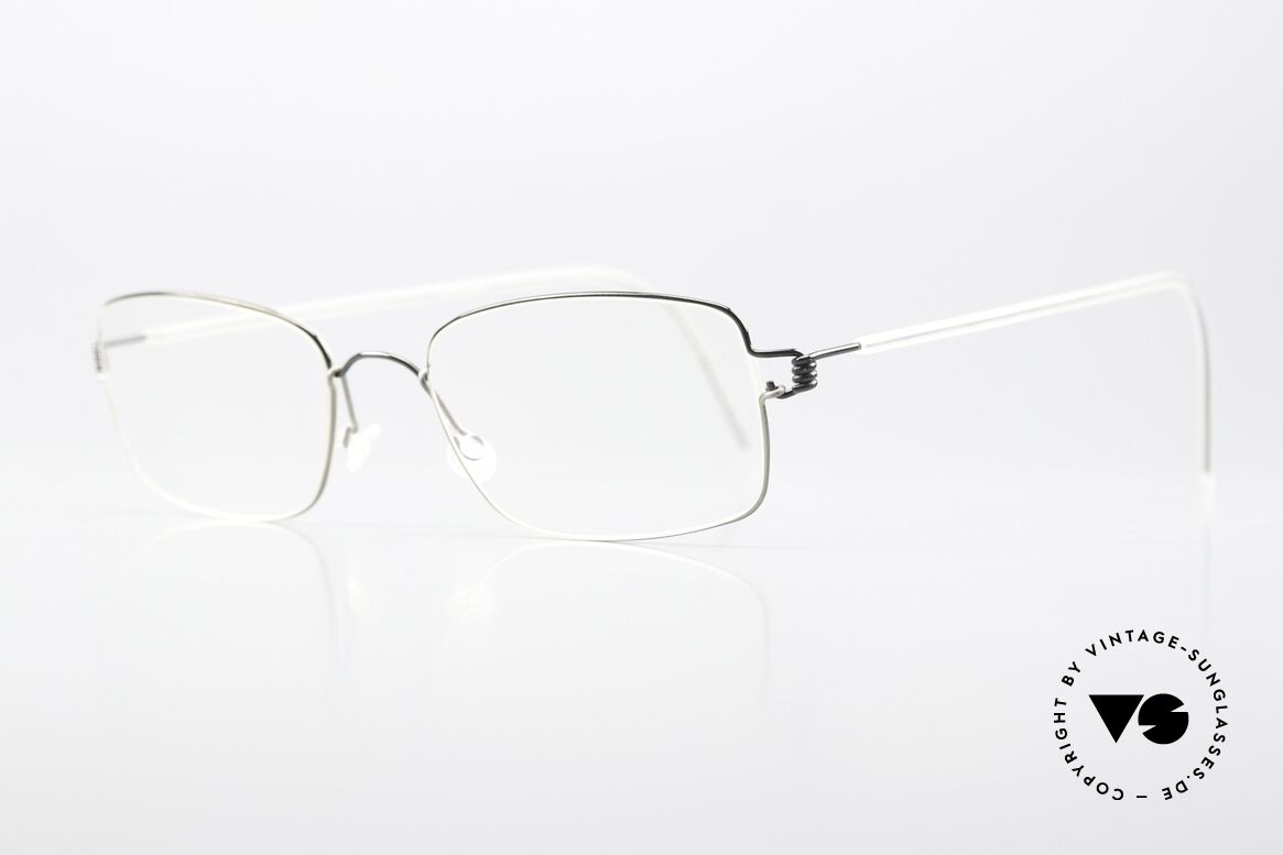 Lindberg Alvis Air Titan Rim Rectangular Men's Frame, simply timeless, stylish & innovative: grade 'vintage', Made for Men