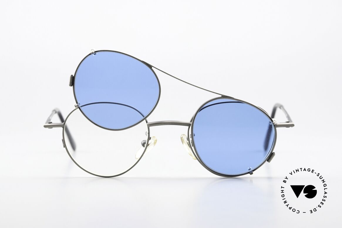 Christian Roth 2405 90's Frame Antique Silver, Size: small, Made for Men and Women