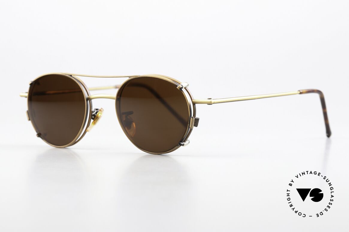 Christian Roth 2405 90's Frame Antique Bronze, Panto frame: lens height 37mm and lens width 42mm, Made for Men and Women