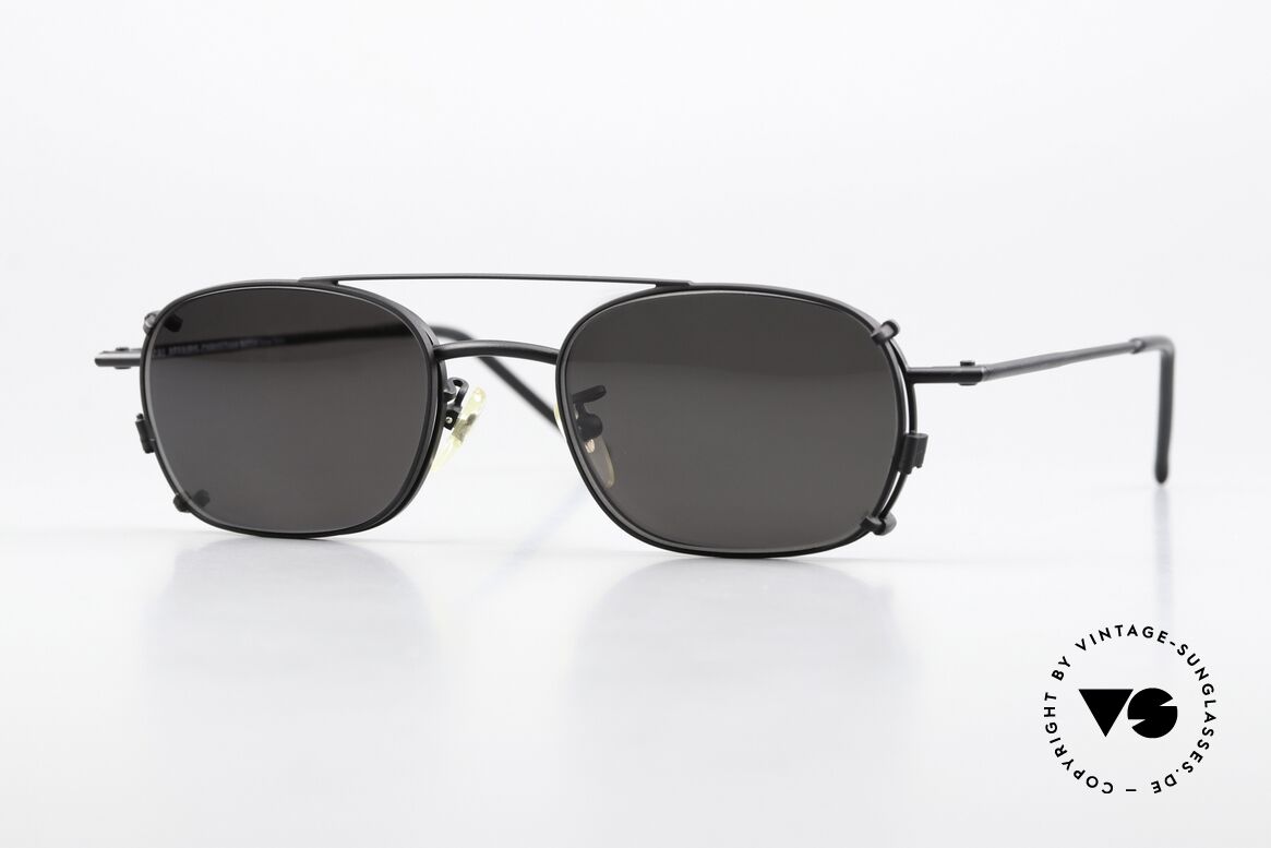 Christian Roth 2404 Square Eyewear Clip On, Christian Roth Optical Affairs eyewear, N.Y.C. 1992, Made for Men and Women