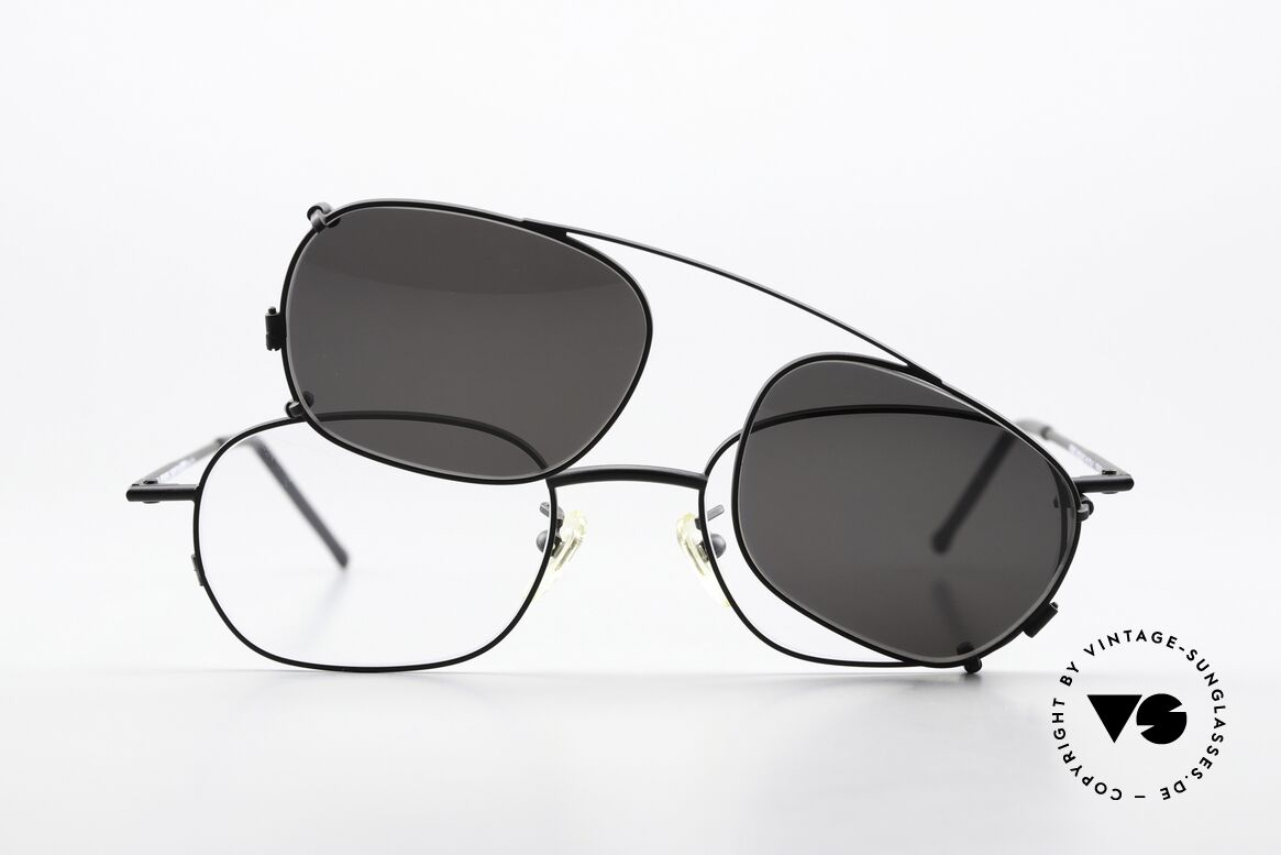 Christian Roth 2404 Square Eyewear Clip On, Size: medium, Made for Men and Women