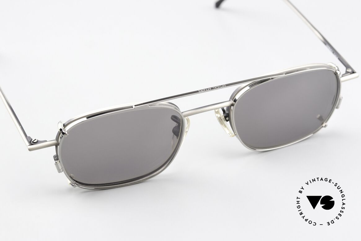 Christian Roth 2404 Antique Gray With Clip On, an unworn 1990's masterpiece for all lovers of design, Made for Men and Women