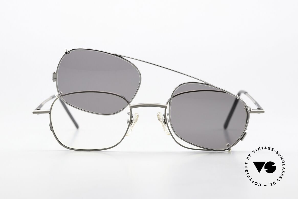 Christian Roth 2404 Antique Gray With Clip On, Size: medium, Made for Men and Women