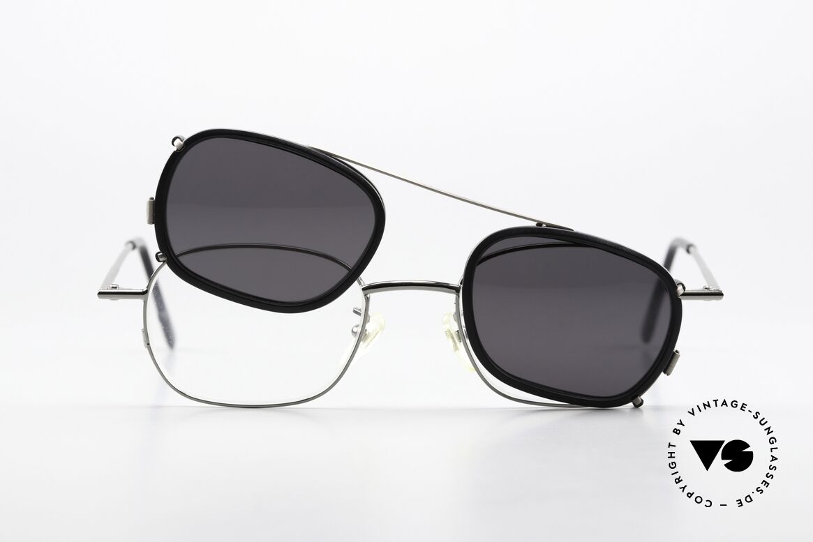 Christian Roth 2404 Gunmetal With Clip On, Size: medium, Made for Men and Women