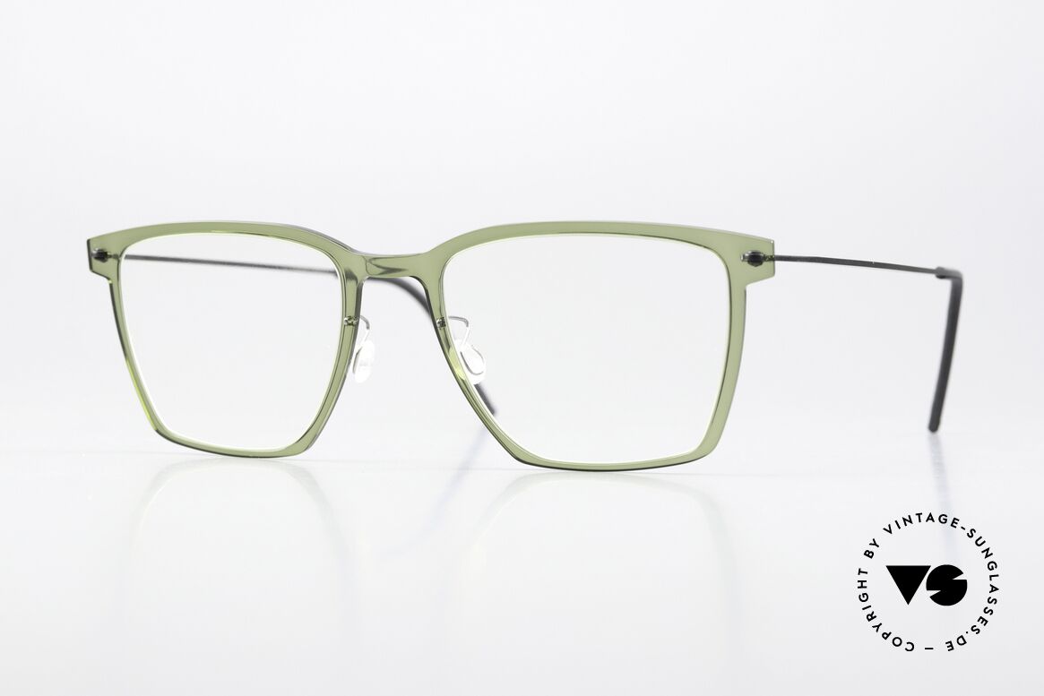 Lindberg 6554 NOW Square Designer Eyeglasses, Lindberg eyeglasses from the NOW or N.O.W. series, Made for Men and Women