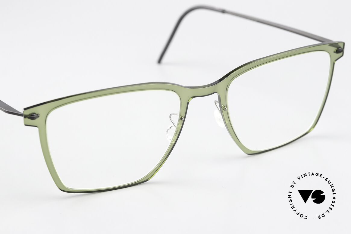 Lindberg 6554 NOW Square Designer Eyeglasses, can already be described as 'vintage Lindberg' frame, Made for Men and Women