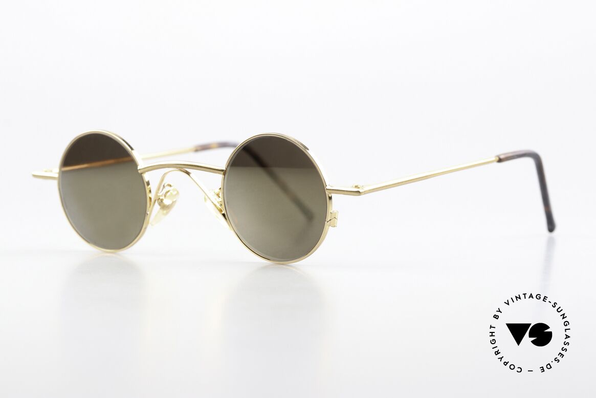 Christian Roth 2408 Gold Mirrored Sun Lenses, gold mirrored sun lenses for 100% UV protection, Made for Men and Women
