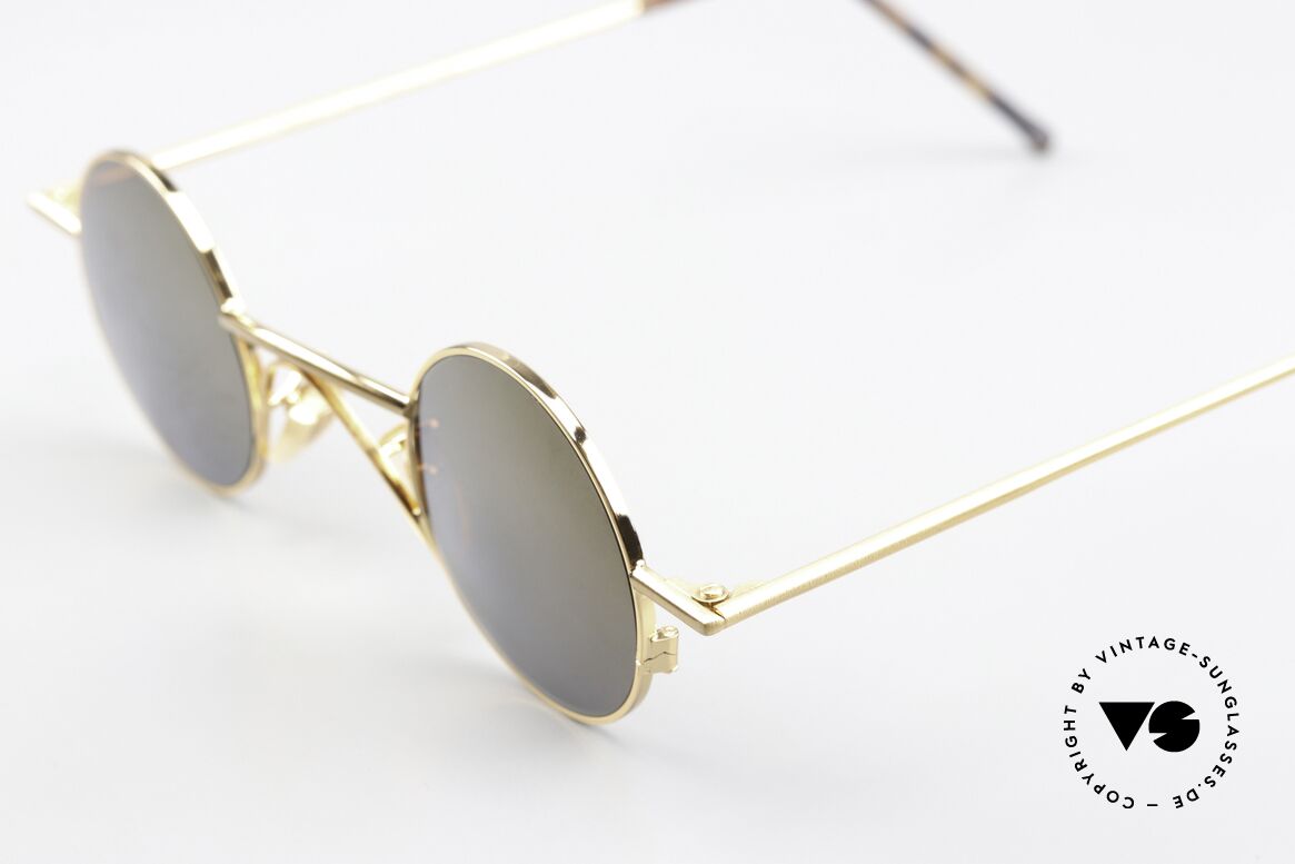 Christian Roth 2408 Gold Mirrored Sun Lenses, the sun lenses can also be exchanged as desired, Made for Men and Women