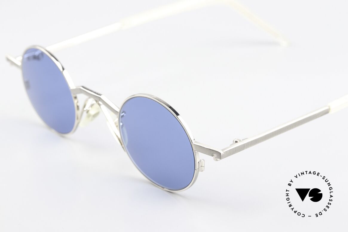 Christian Roth 2502 Round Frame Bauhaus Style, the sun lenses can also be exchanged as desired, Made for Men and Women