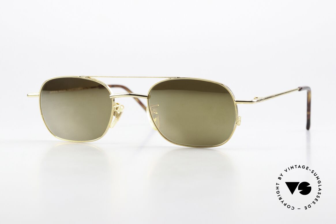 Christian Roth 2403 Sun Lenses Gold Mirrored, square sunglasses Christian Roth Optical Affairs, Made for Men and Women