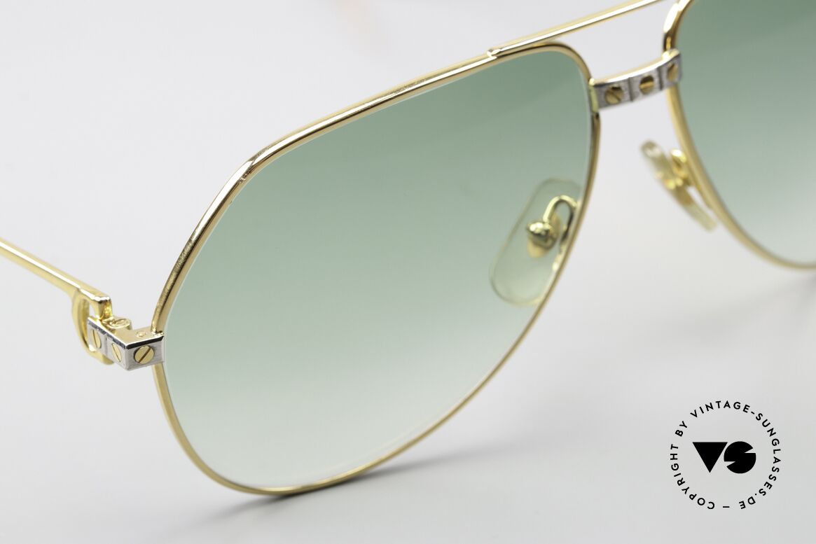 Cartier Vendome Santos - L 80's Luxury Aviator Frame, NO RETRO sunglasses, but an authentic vintage rarity, Made for Men and Women