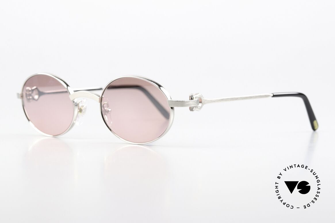 Cartier Spider - S Light Pink Mirrored Lenses, brushed platinum finish (noble & 1st class quality), Made for Men and Women