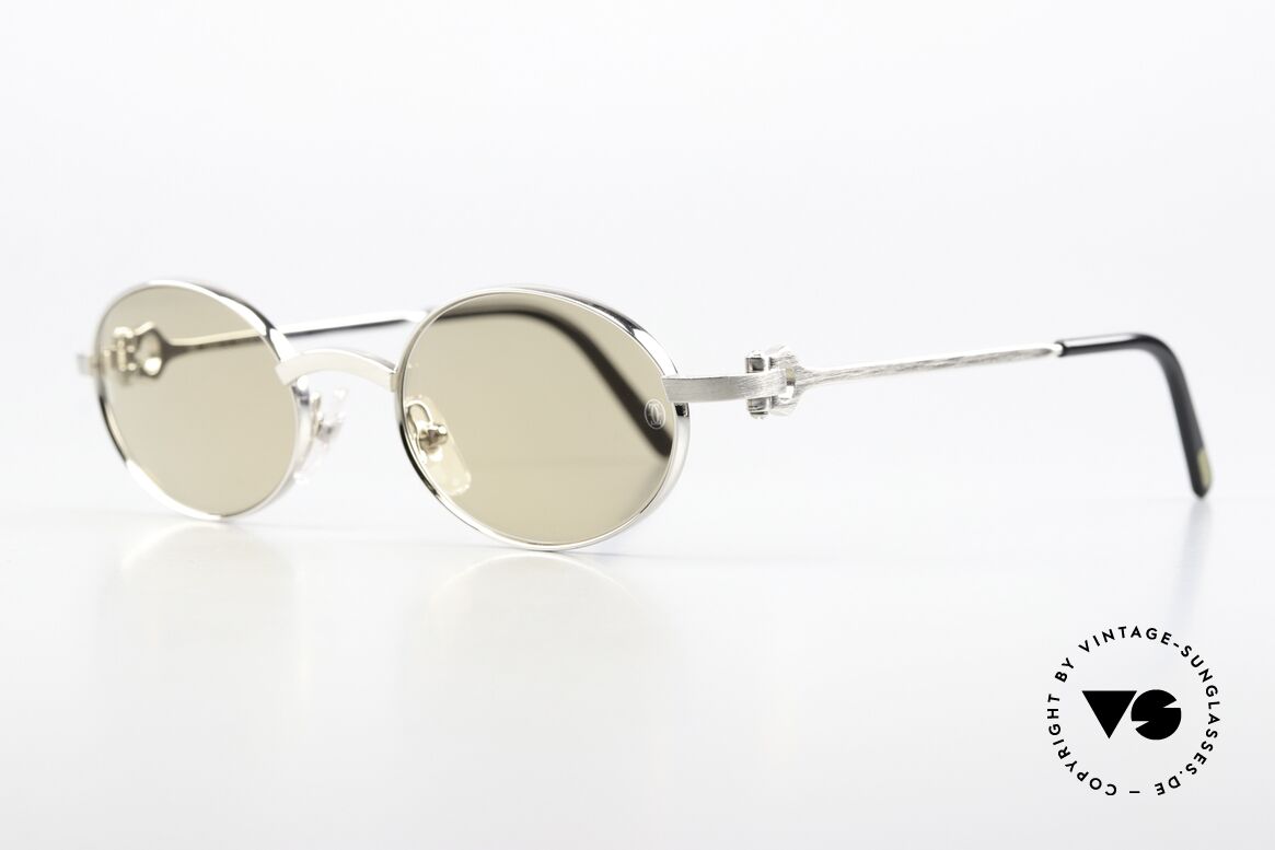 Cartier Spider - S Original Mineral Lenses, brushed platinum finish (noble & 1. class quality), Made for Men and Women