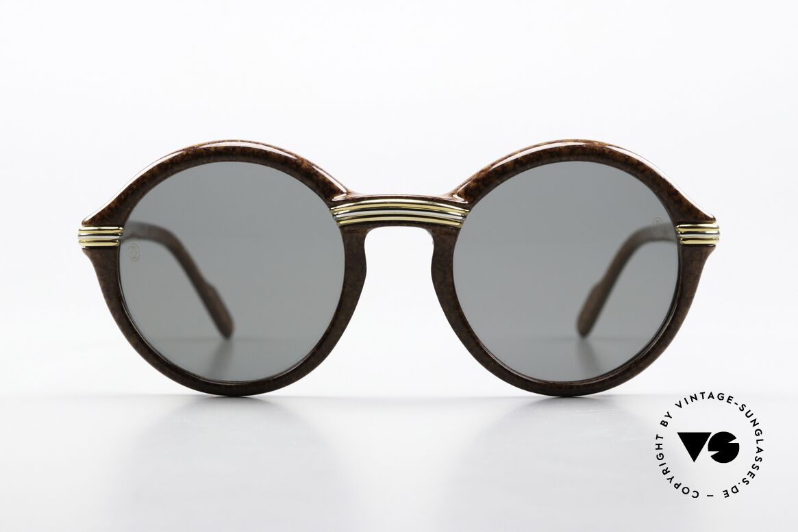 Cartier Cabriolet - L Ultra Rare 52mm L Size, luxury CARTIER shades of the Composite Series; 1991, Made for Men and Women