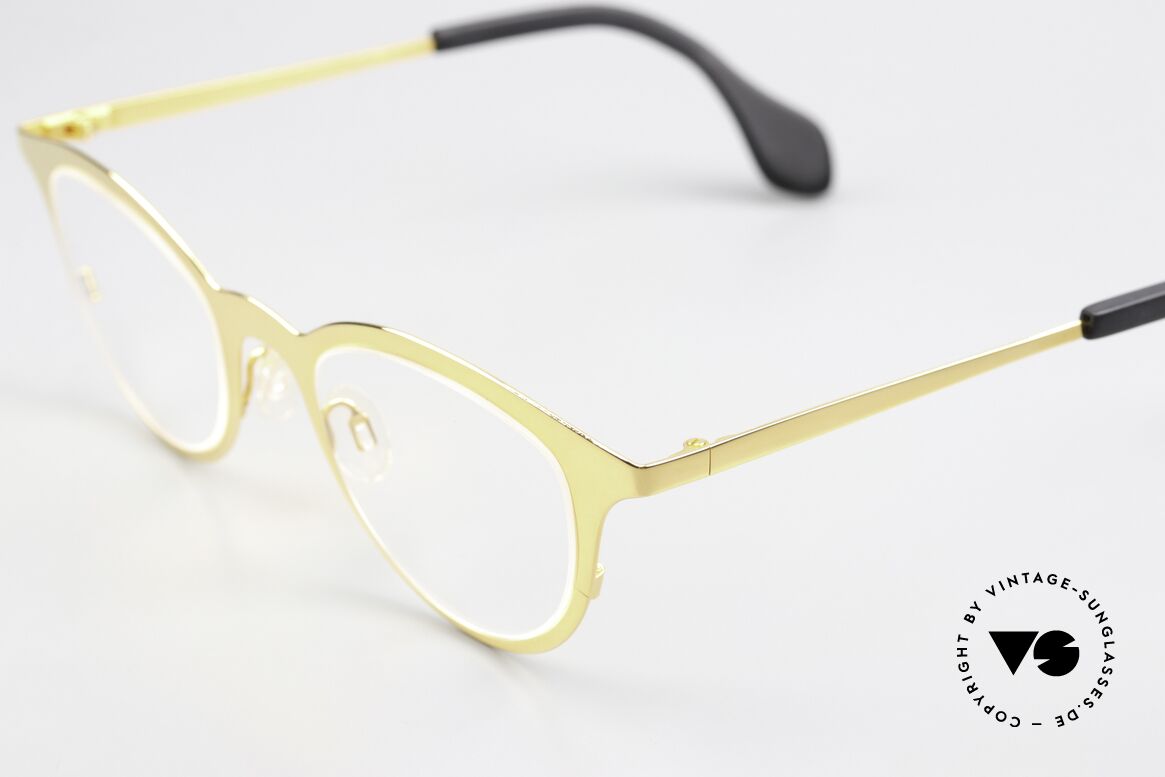 Theo Belgium Mille 21 Glossy Chrome Gold 24ct, the photos do not do the gold plating justice, Made for Women