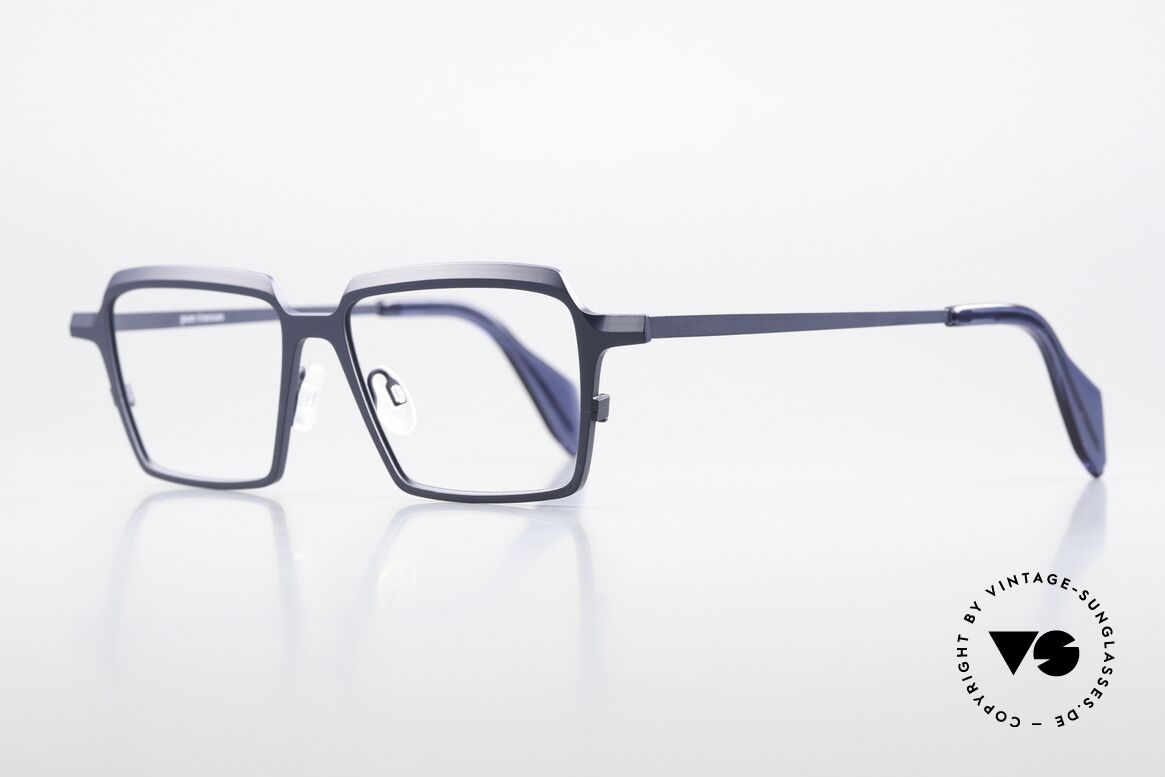 Theo Belgium Flanders Square Titanium Eyewear, top-notch quality and wearing comfort (Titanium), Made for Men and Women