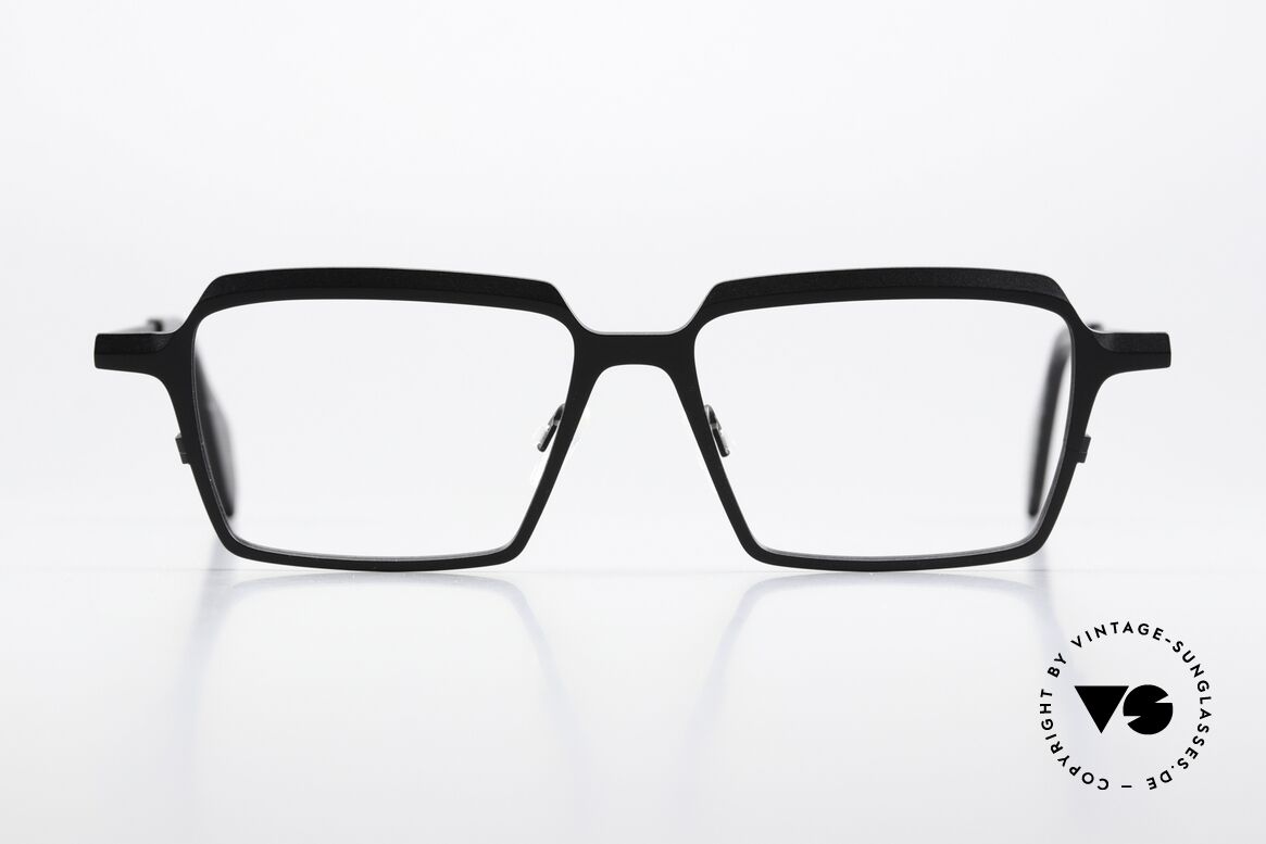 Theo Belgium Flanders Pure Titanium Frame, square unisex shape:  men's and ladies eyeglasses, Made for Men and Women