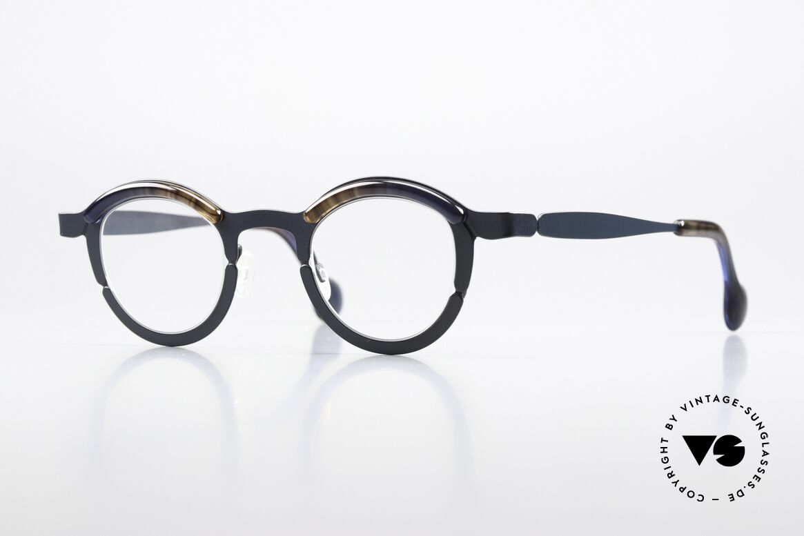 Theo Belgium Piece Round Frame Unisex Panto, Theo Belgium glasses, model Piece in color 436, Made for Men and Women