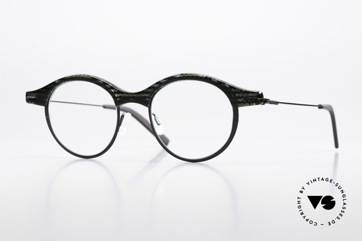 Theo Belgium Ovy Interesting Frame Pattern, Theo designer eyeglasses; 'Potatoes Acetate' series, Made for Men and Women