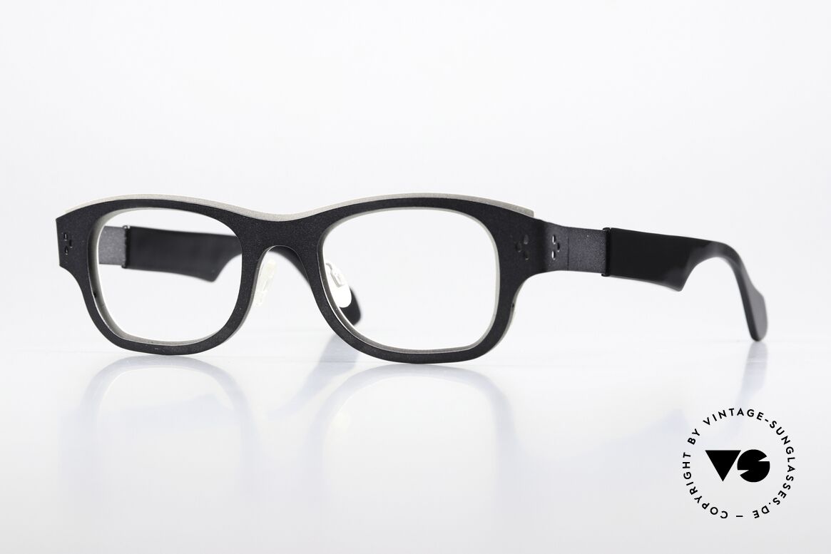Theo Belgium Vingt Deux Two-Tone Designer Glasses, THEO Belgium Vingt+Deux eyeglasses from 2012, Made for Men and Women