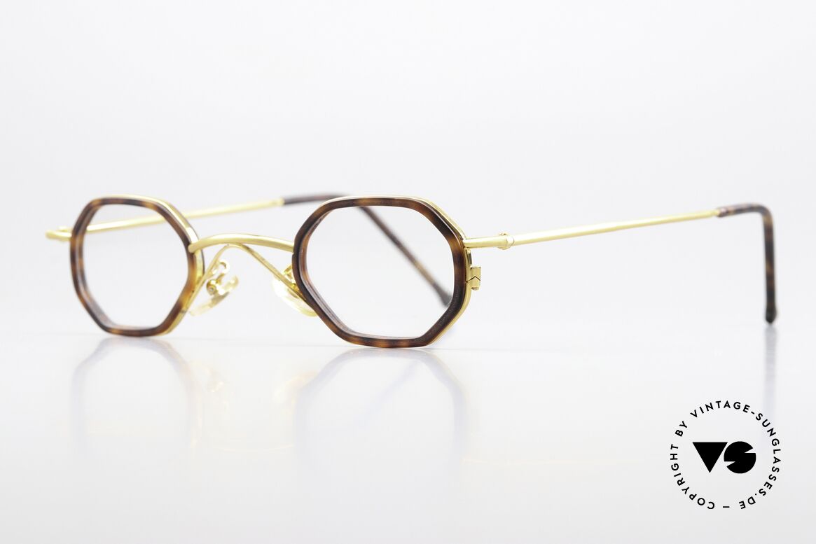 Christian Roth 2401 Square Frame Bauhaus Style, the refined 2401 with acetate rings "tortoiseshell", Made for Men and Women