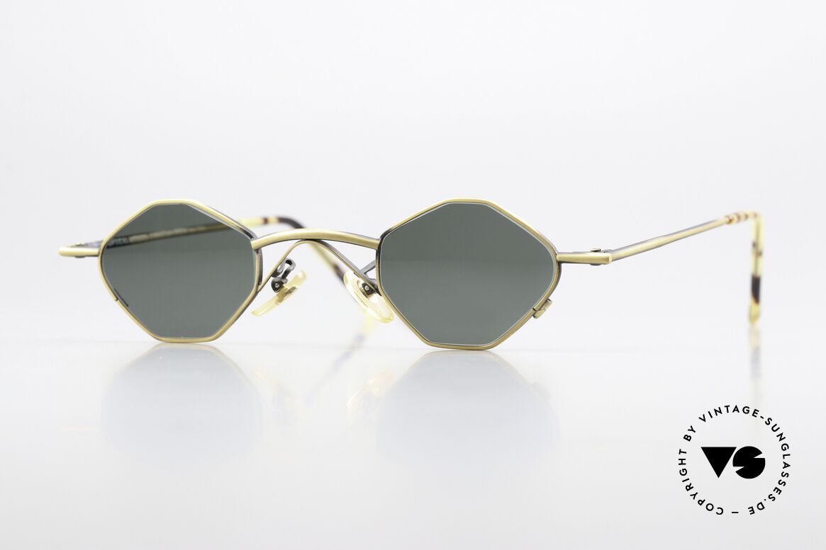 Christian Roth 2402 Octag Frame Antique Gold, Christian Roth Optical Affairs New York sunglasses, Made for Men and Women