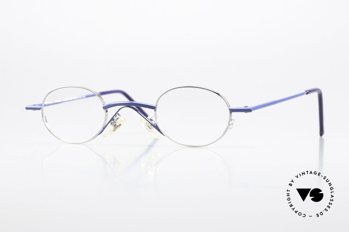 Christian Roth 2400 Oval Frame Bauhaus Style, SMALL oval eyeglasses by Christian Roth, N.Y., Made for Men and Women