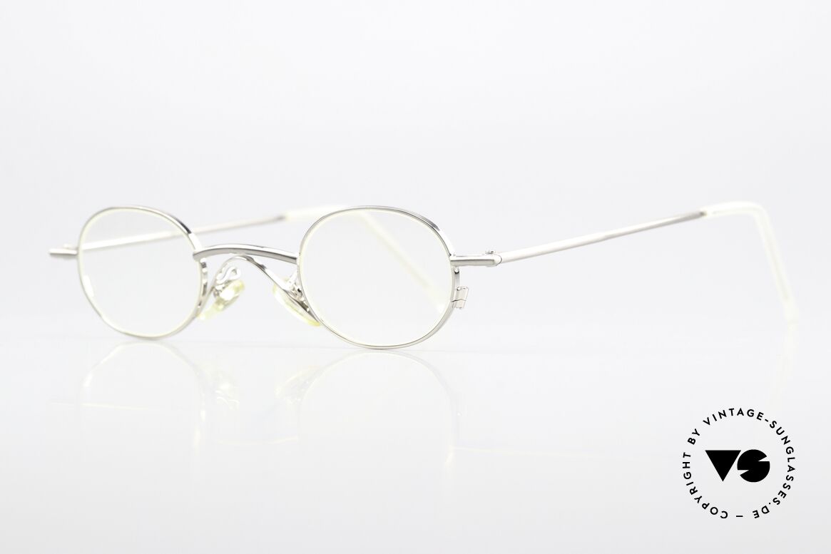 Christian Roth 2400 Small Oval Eyeglass-Frame, lens height = only 27mm, lens with = only 37mm, Made for Men and Women