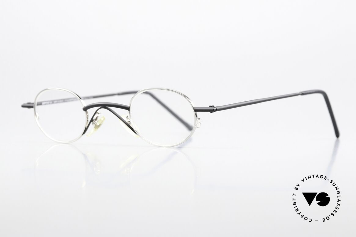 Christian Roth 2400 Small Oval 90's Eyewear, lens height = only 27mm, lens with = only 37mm, Made for Men and Women