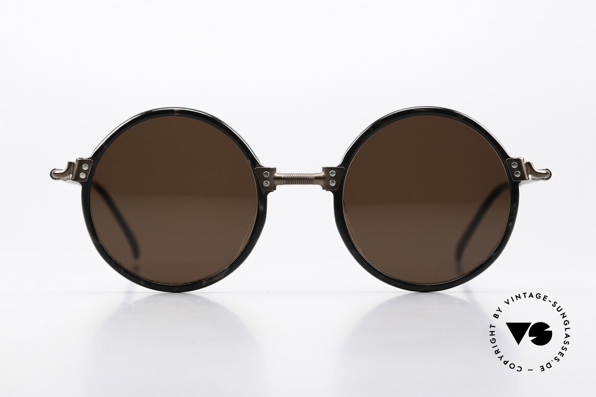 Jean Paul Gaultier 55-7261 Round 90's Designer Shades, rare designer shades; lightweight and comfortable, Made for Men and Women