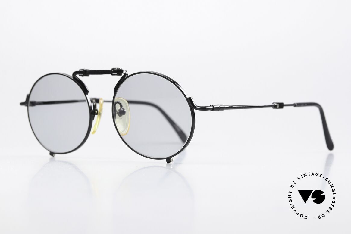 Jean Paul Gaultier 56-9171 90's Folding Sunglasses, much sought-after vintage JPG designer shades, Made for Men and Women