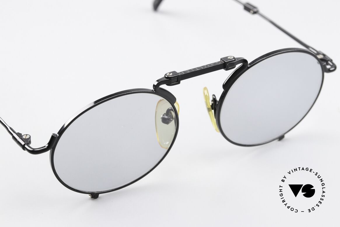 Jean Paul Gaultier 56-9171 90's Folding Sunglasses, NO RETRO fashion, but a 35 years old ORIGINAL, Made for Men and Women