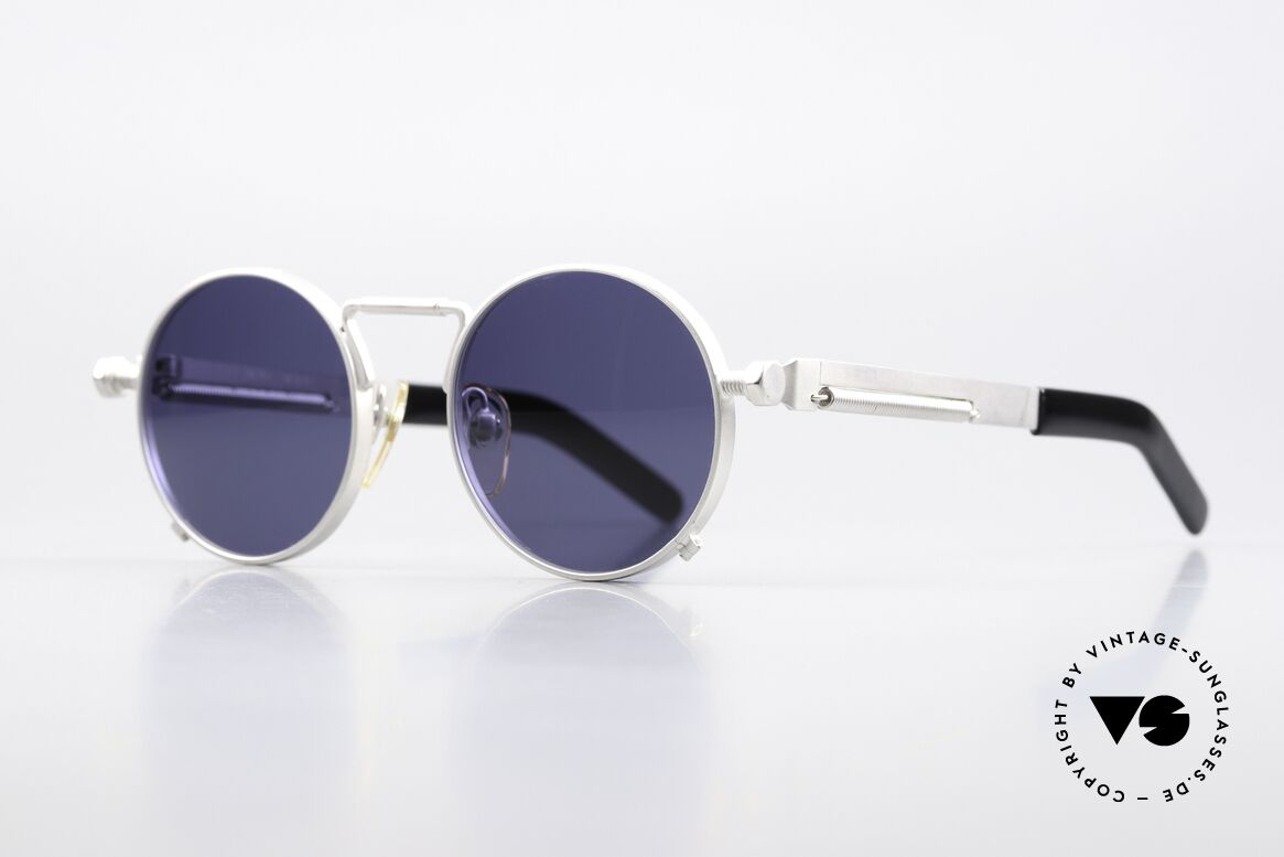 Jean Paul Gaultier 56-8171 Steampunk Vintage Glasses, incredible sturdy bridge and hinges (You must feel it!), Made for Men and Women