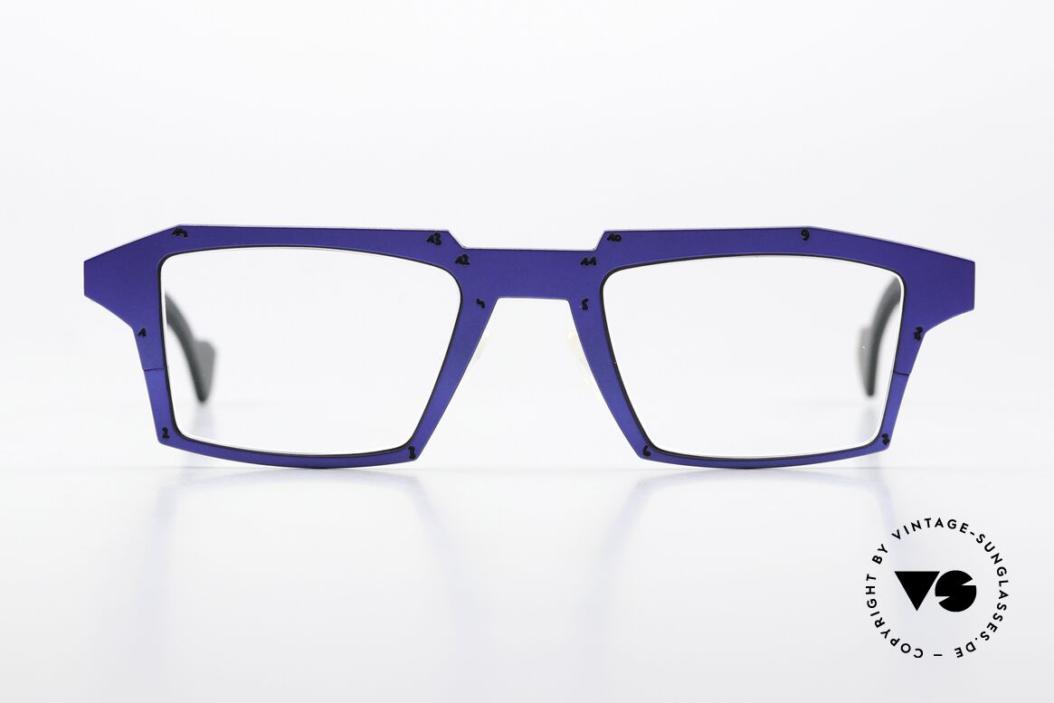 Theo Belgium Eye-Witness WB Square Designer Specs, this model looks apparently unfinished & asymmetrical, Made for Men and Women