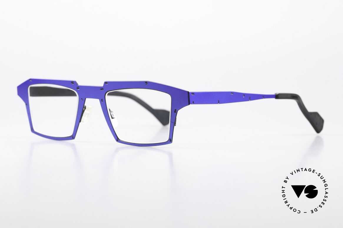 Theo Belgium Eye-Witness WB Square Designer Specs, but in real it's sophisticated made, unique Theo rarity!, Made for Men and Women