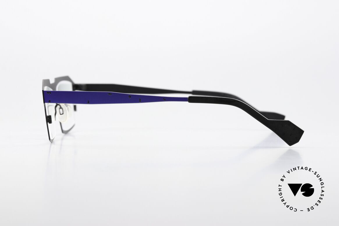 Theo Belgium Eye-Witness WB Square Designer Specs, unworn, one of a kind (like all our vintage Theo eyewear), Made for Men and Women