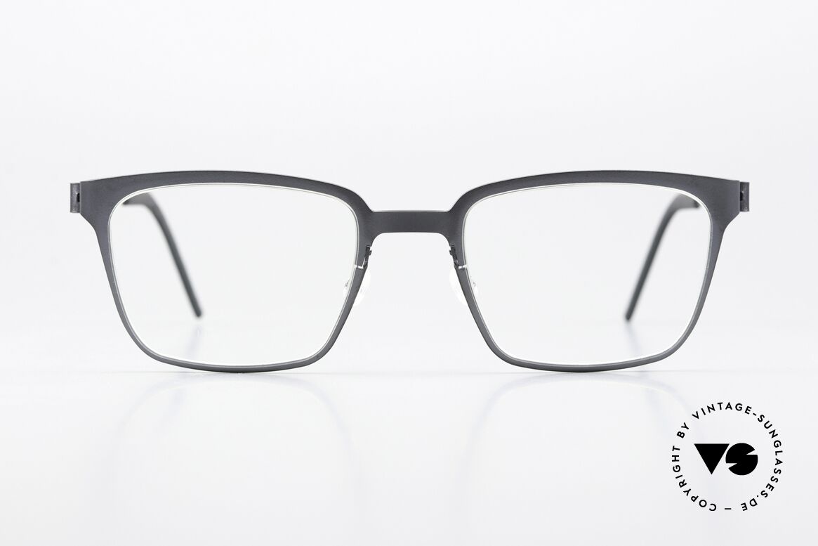 Lindberg 9627 Strip Titanium Striking Designer Specs, model 9627, size 49/20, color U16 (gray / anthracite), Made for Men and Women