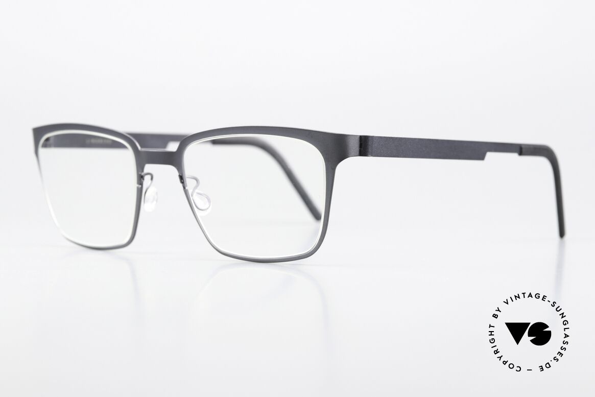 Lindberg 9627 Strip Titanium Striking Designer Specs, light as a feather but extremely stable & very durable, Made for Men and Women