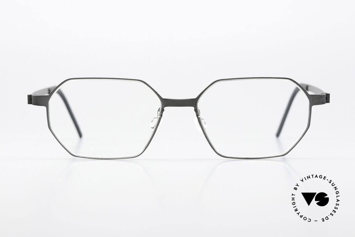 Lindberg 9634 Strip Titanium Octagonal Titanium Specs, striking LINDBERG Strip Titanium designer eyewear, Made for Men and Women