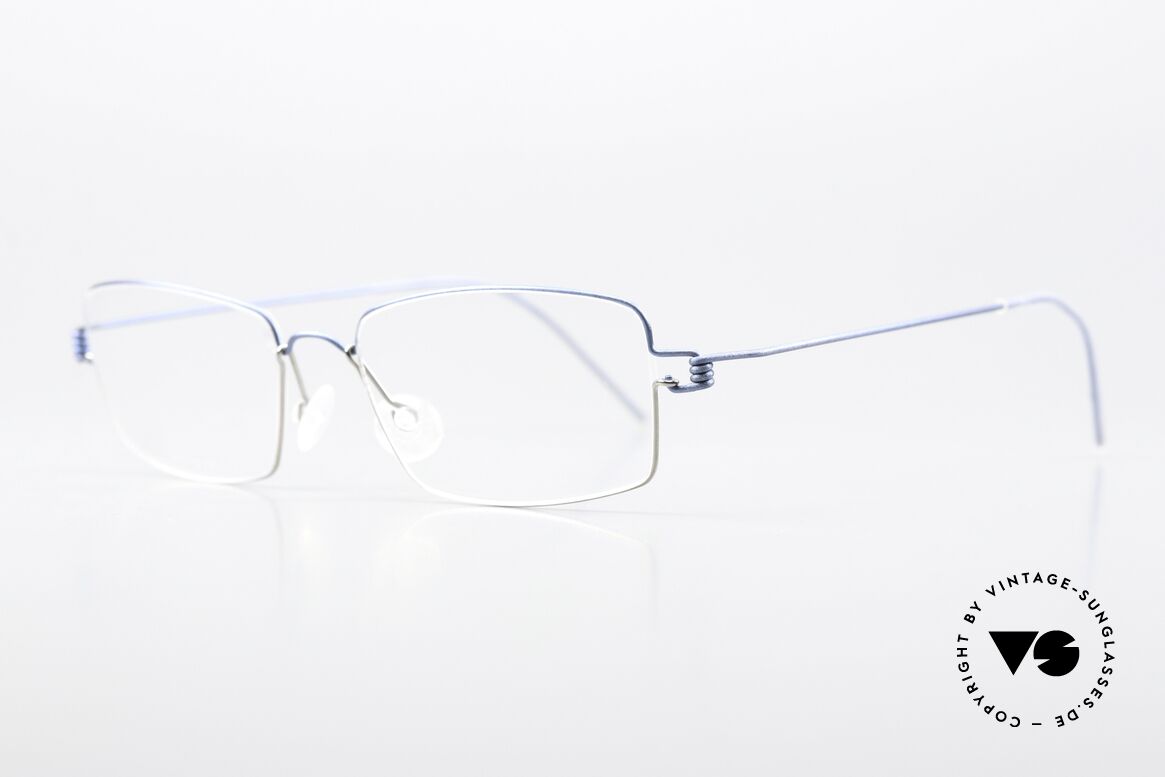 Lindberg Flemming Air Titan Rim Square Titanium Glasses, simply timeless, stylish & innovative: grade 'vintage', Made for Men and Women