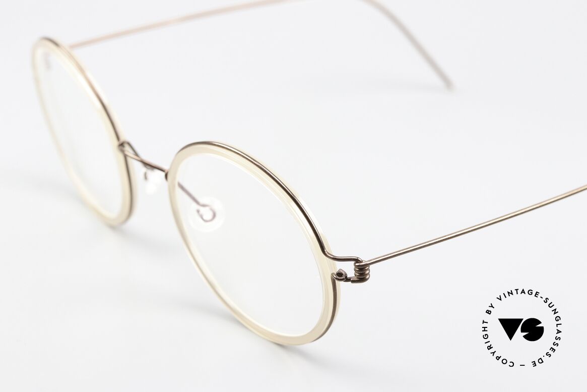 Lindberg Cameron 48 Air Titan Rim Round Eyewear Women Men, simply timeless, stylish and innovative: grade 'vintage', Made for Men and Women