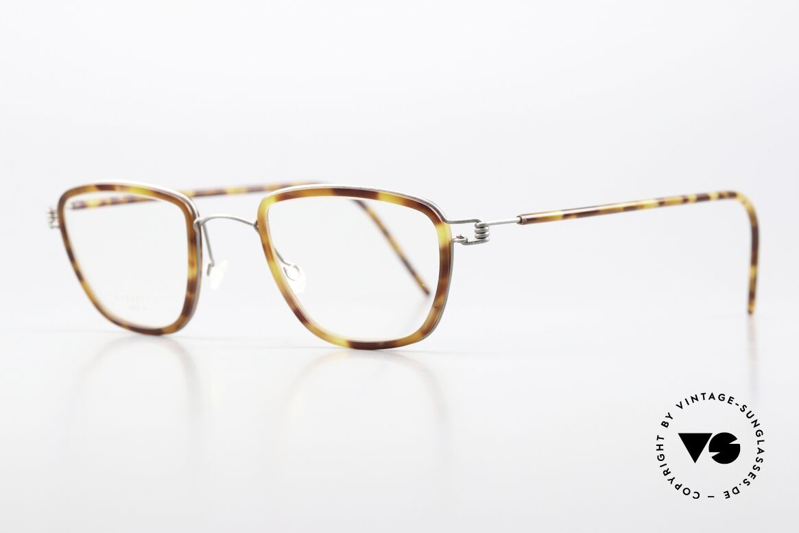 Lindberg Aiko Air Titan Rim Lightweight Titanium Specs, striking refined Air Titan frame with Acetate inner rim, Made for Men and Women