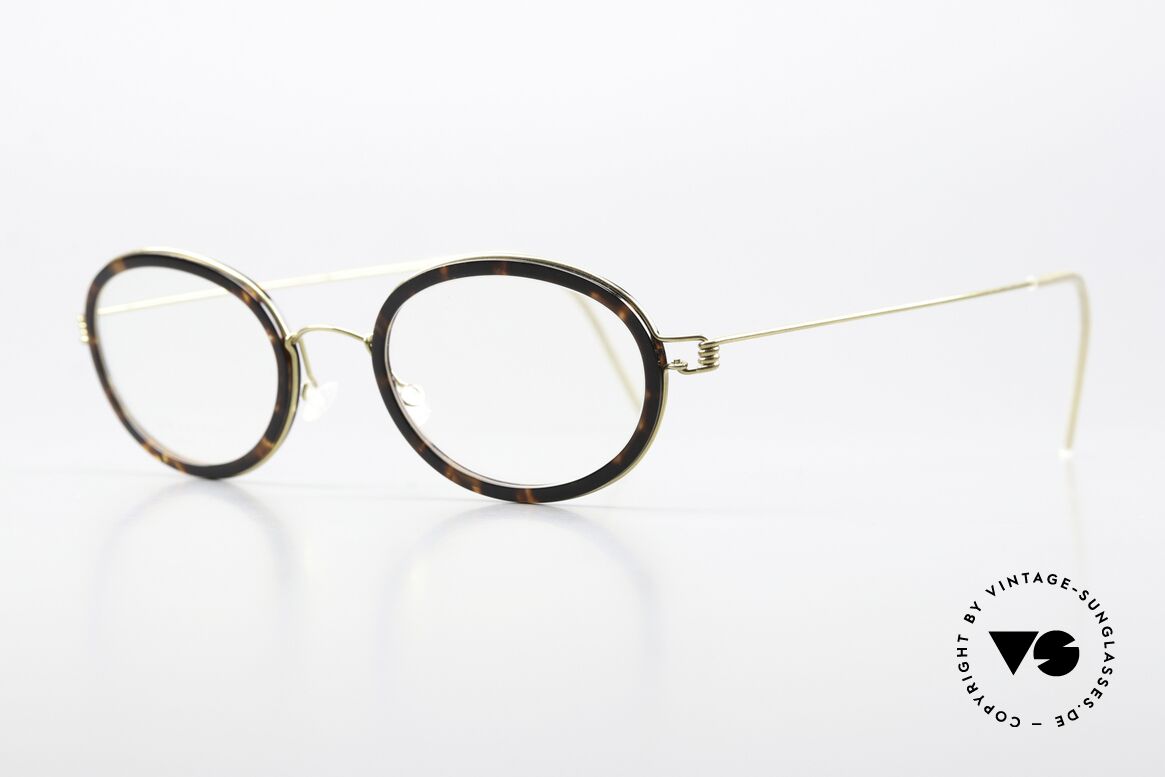 Lindberg Sammy Air Titan Rim Oval Eyeglasses Titanium, striking refined Air Titan frame with Acetate inner rim, Made for Men and Women