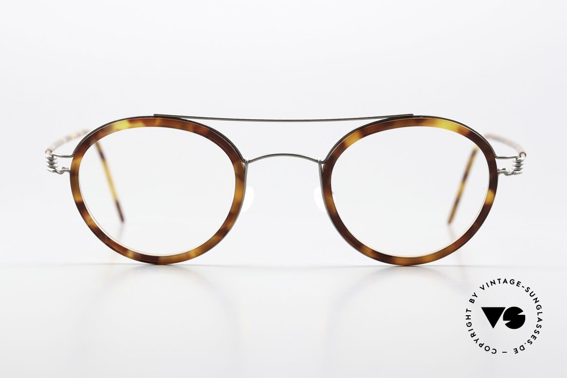 Lindberg Teitur 44 Air Titan Rim Lightweight Panto FRame, PANTO glasses by Lindberg of the Air Titanium Series, Made for Men and Women