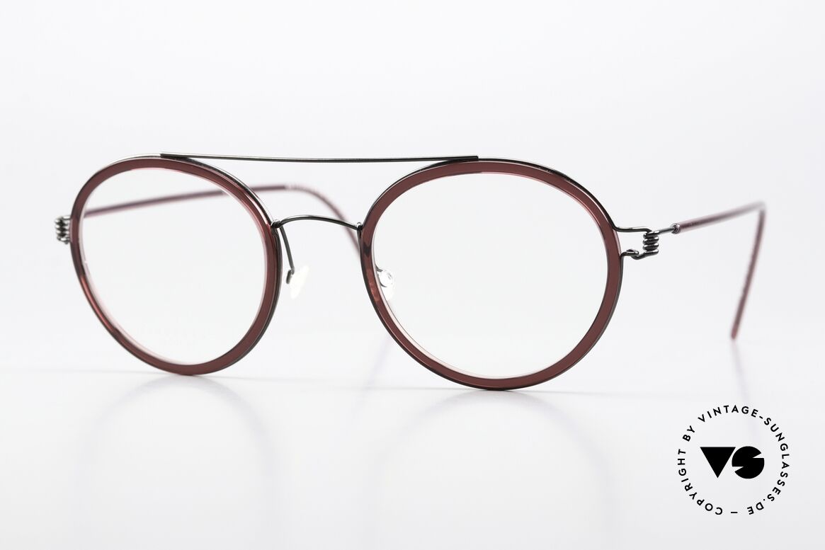 Lindberg Teitur 49 Air Titan Rim Award-Winning Eyewear, PANTO glasses by Lindberg of the Air Titanium Series, Made for Men and Women