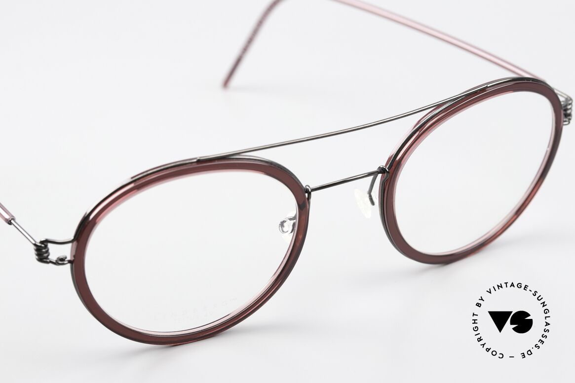Lindberg Teitur 49 Air Titan Rim Award-Winning Eyewear, unworn, NOS, with an original hard case by LINDBERG, Made for Men and Women