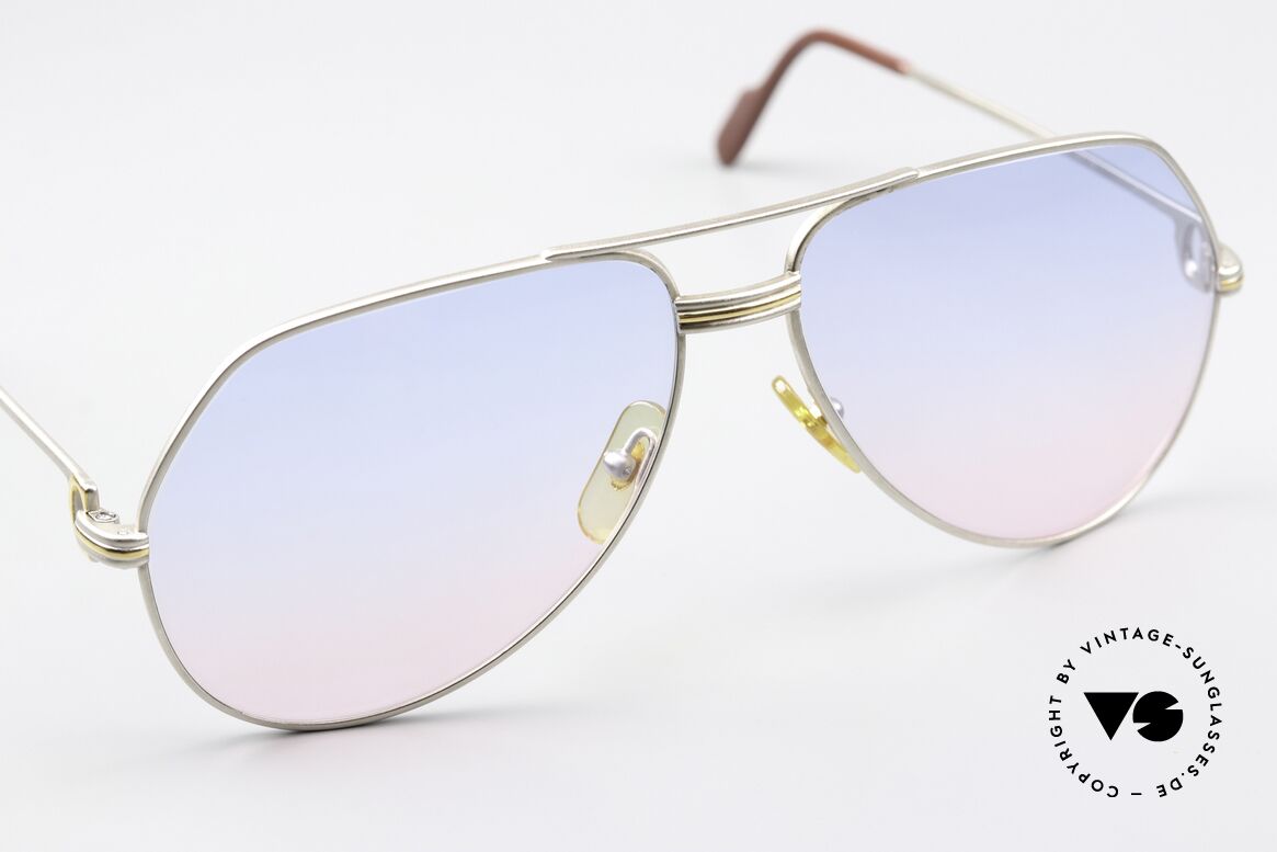 Cartier Vendome LC - L Baby-Blue Pink Gradient Lens, 2nd hand but in mint condition incl. original Cartier box, Made for Men