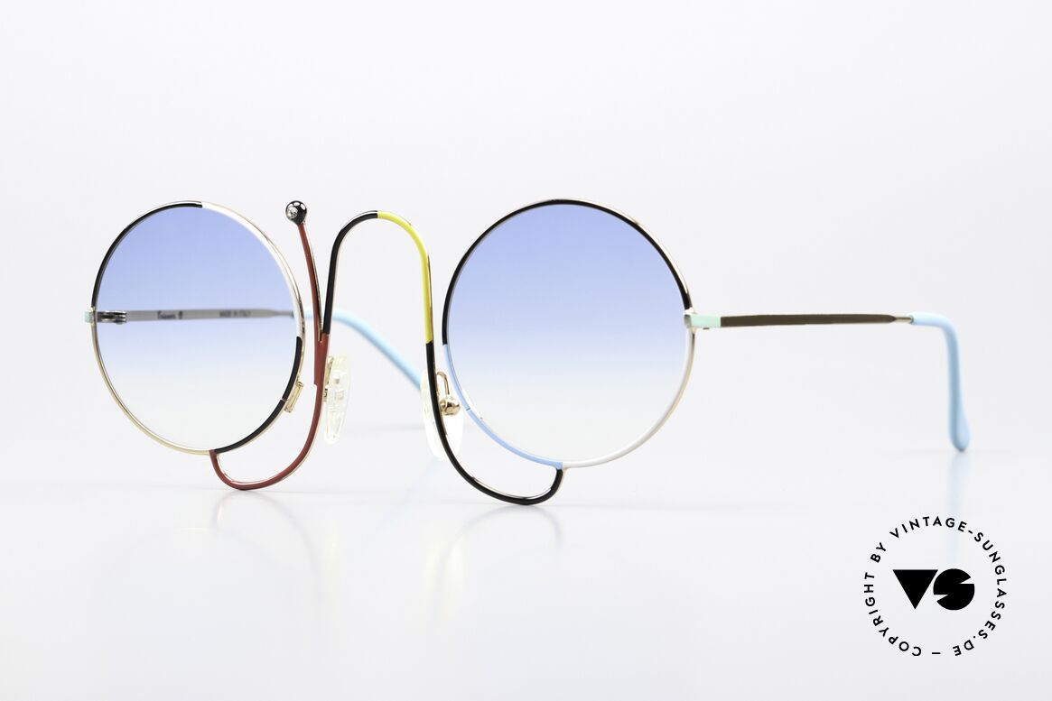 Casanova CMR 1 Gem Antenna Sunglasses, fancy and glamorous Casanova 1980's art sunglasses, Made for Women