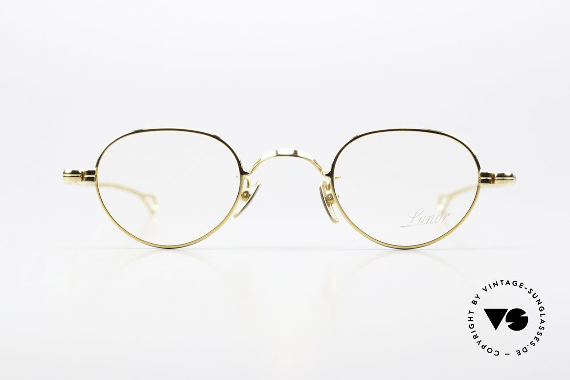 Lunor V 103 Timeless Frame Yellow Gold, without ostentatious logos (but in a timeless elegance), Made for Men and Women