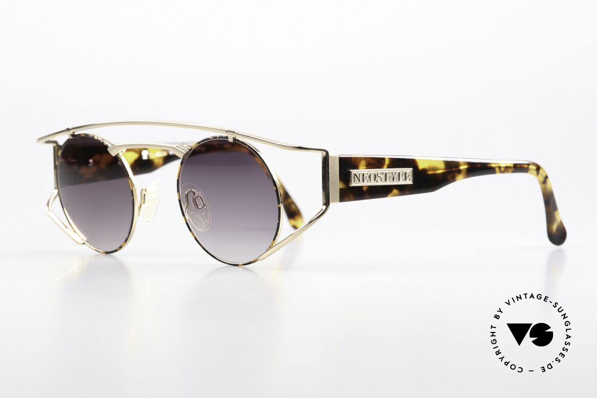 Neostyle Superstar 1 Steampunk Vintage Shades, yellow-brownish coloring in a kind of camouflage, Made for Men and Women